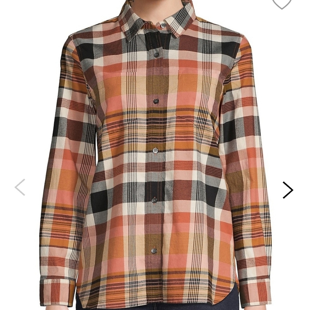 Madewell Seconda Plaid Ex-Boyfriend Shirt - S